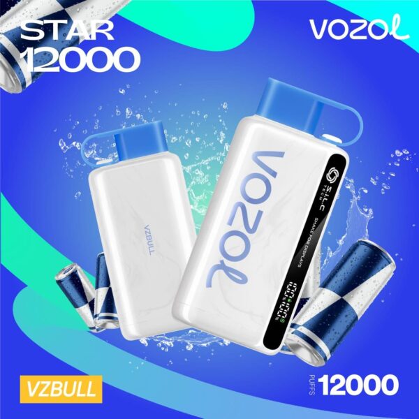 Vozol Star 12000 Puffs Disposable Vape Blueberry-Raspberry-Cherry at VapeZoneDXB