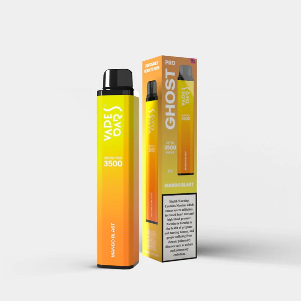 GHOST PRO 3500 PUFFS Mango Blast Disposable Vape Dubai