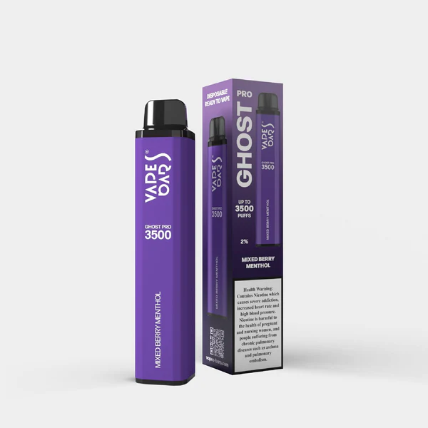 GHOST PRO 3500 PUFFS Mixed Berry Menthol Disposable Vape Dubai
