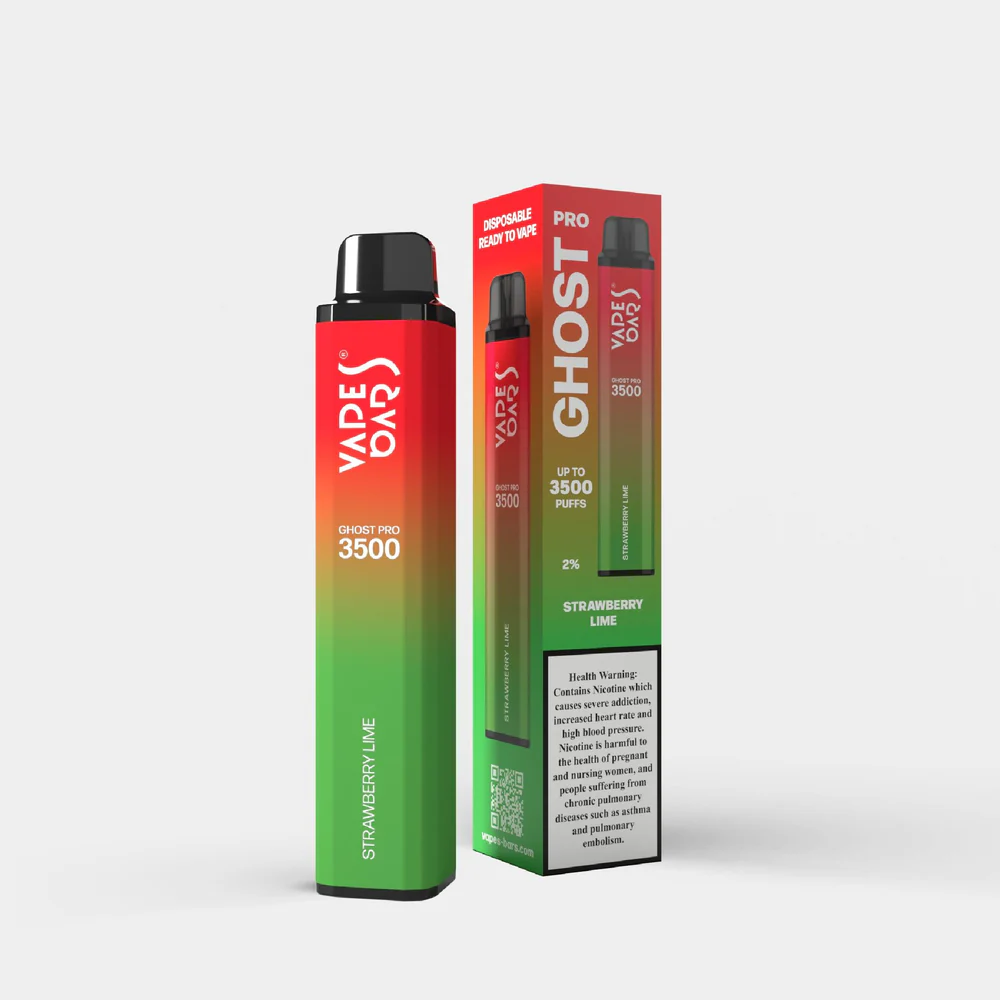 GHOST PRO 3500 PUFFS Strawberry Lime Disposable Vape Dubai