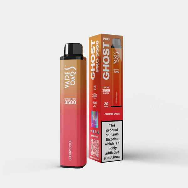 GHOST PRO 3500 PUFFS Cherry Cola Ice Disposable Vape Dubai
