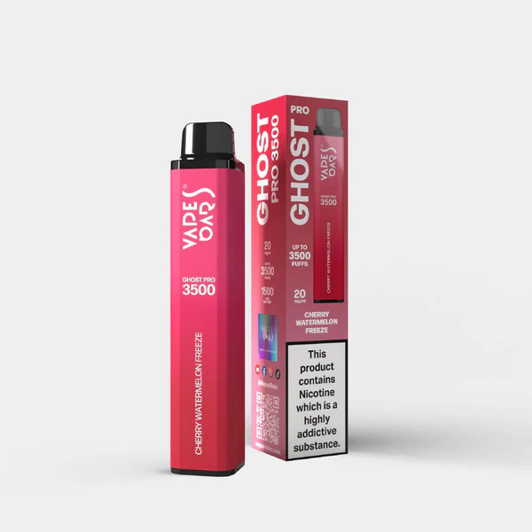 GHOST PRO 3500 PUFFS Cherry Watermelon Freeze Disposable Vape Dubai