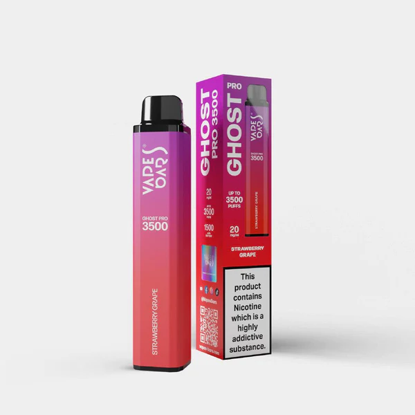 GHOST PRO 3500 PUFFS Strawberry Grape Disposable Vape Dubai