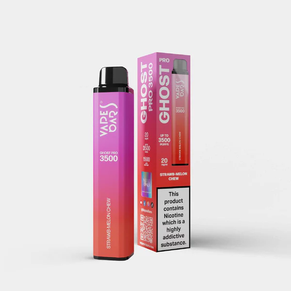 GHOST PRO 3500 PUFFS Strawberry Melon Chew Disposable Vape Dubai