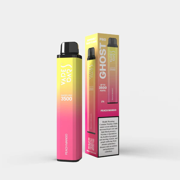 GHOST PRO 3500 PUFFS Peach Mango Disposable Vape Dubai