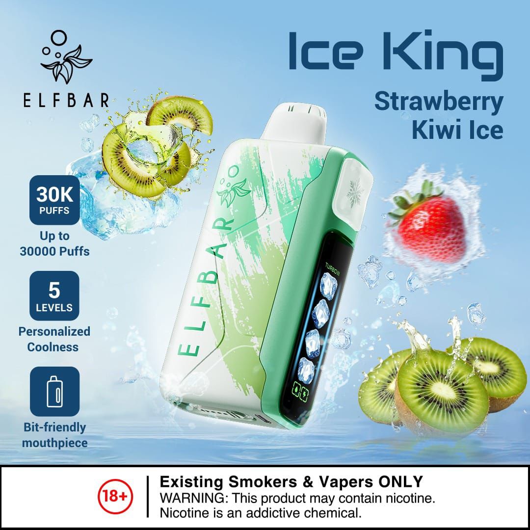 ELF BAR Kiwi Ice 30000 Puffs Disposable Vape Dubai
