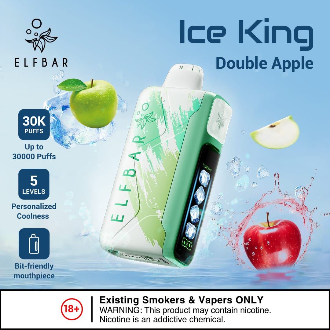 ELF BAR Double Apple 30000 Puffs Disposable Vape Dubai
