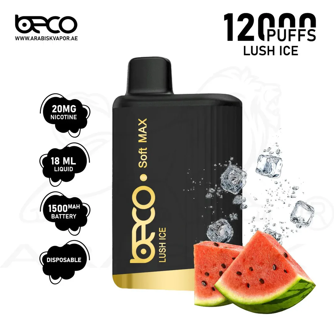 BECO SOFT MAX 12000 PUFFS Lush Ice Disposable Vape Dubai